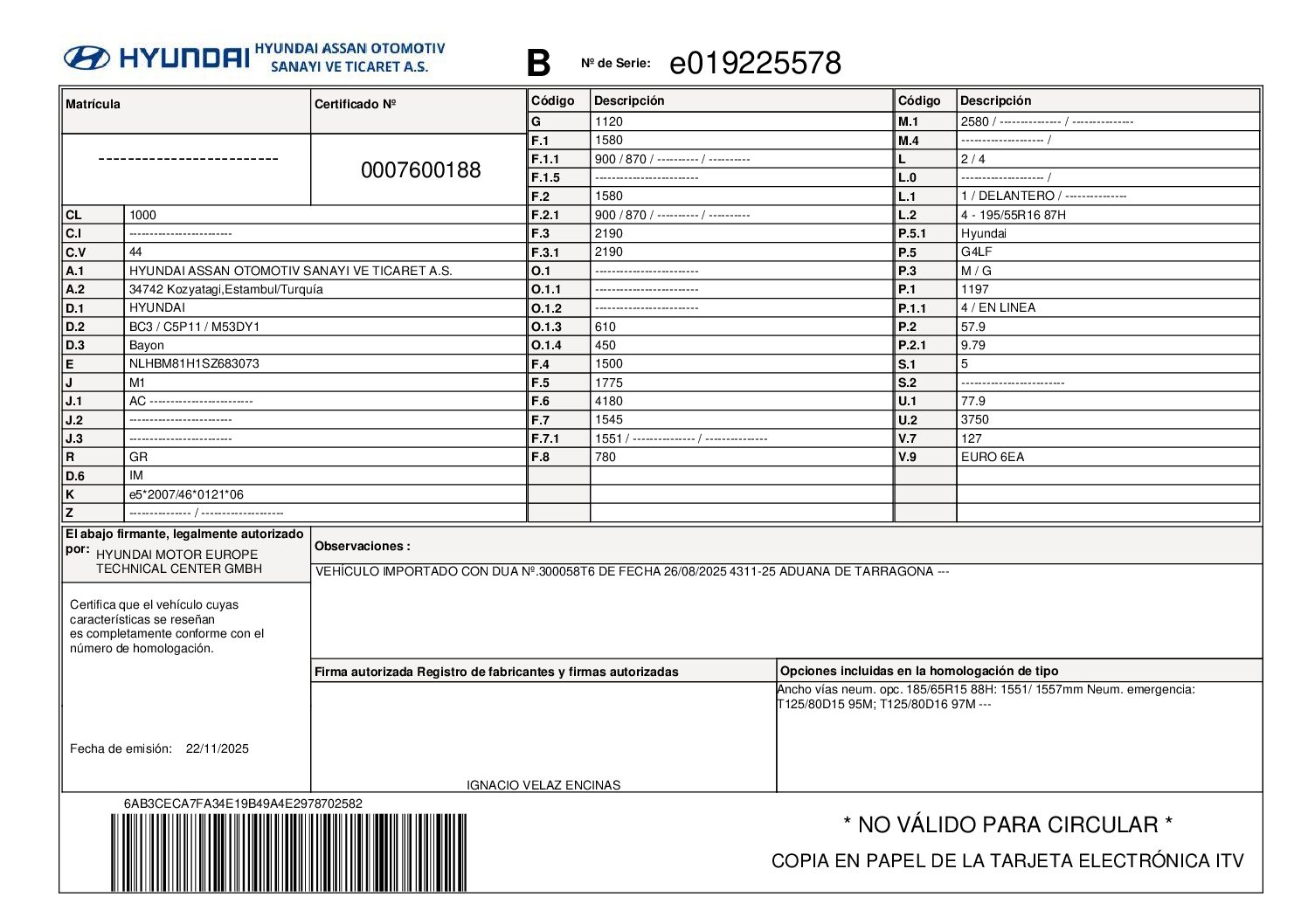 Hyundai Bayon 1.2 2025 - Imagen 9