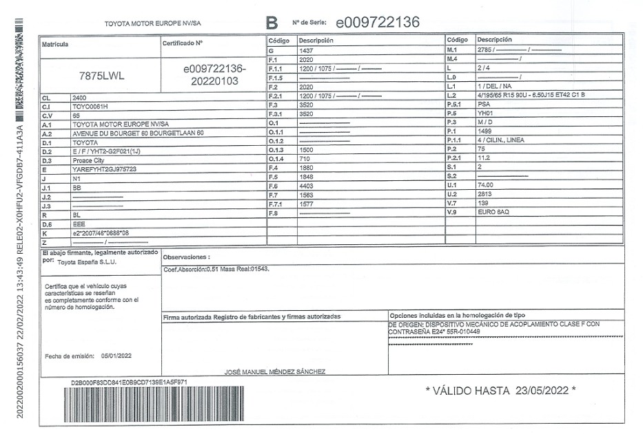 TOYOTA PROACE CITY VAN L1 1.5D 100CV - 2021 - Imagen 11
